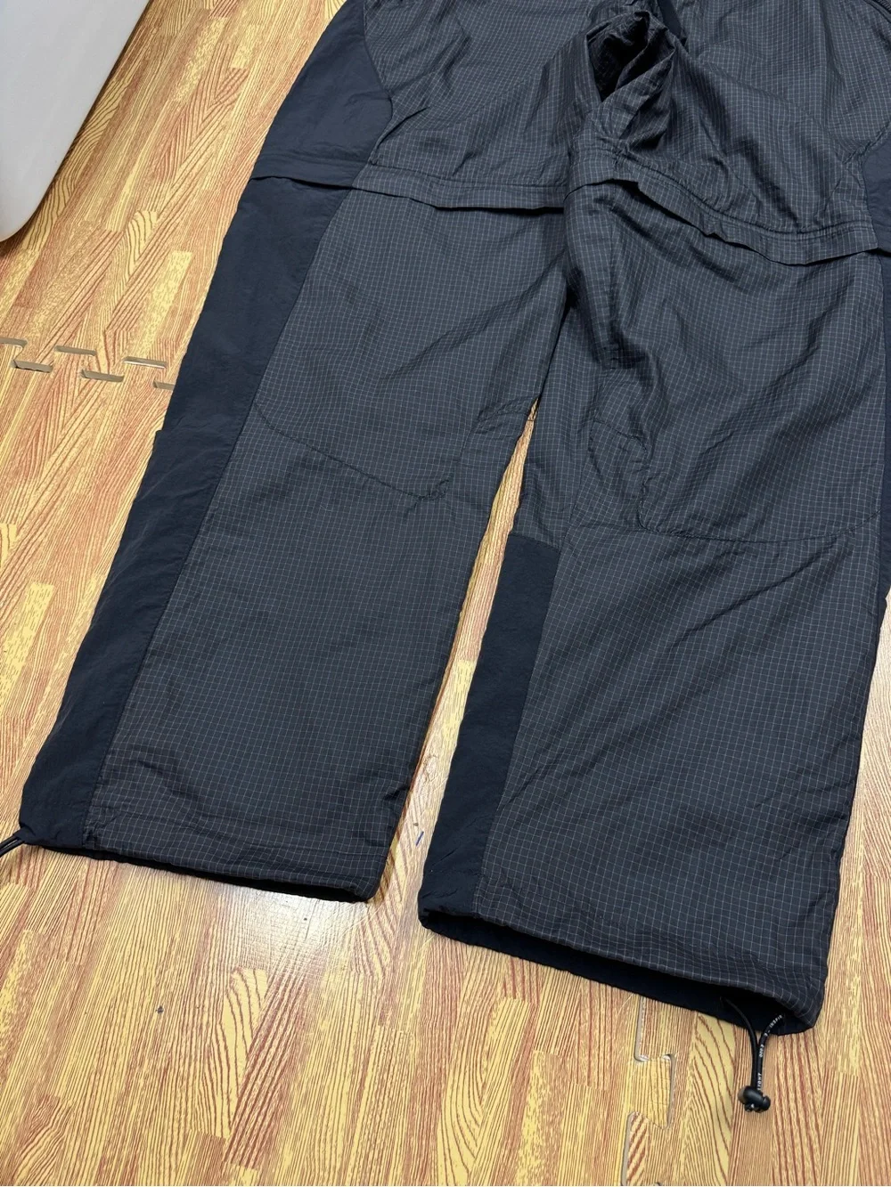 Jordan Engineered For Flight Black Convertible Cargo Pants Techwear Ripstop Med